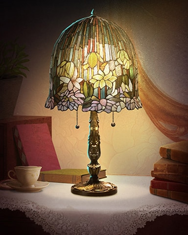 Canasta HD Iris Decorative Lamps Badge