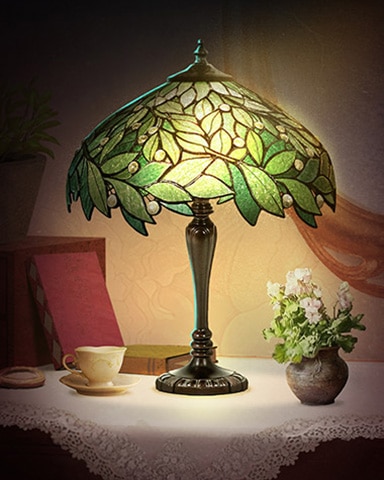 Laurel Decorative Lamps Badge