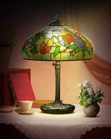 Pansy Decorative Lamps Badge