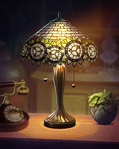 Passionflower Decorative Lamps Badge