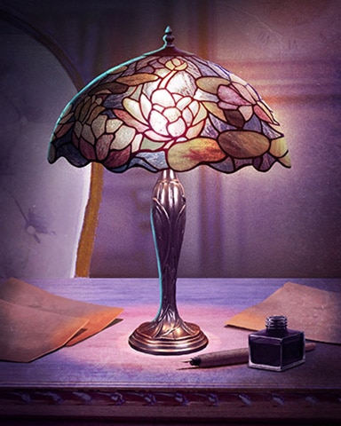 Waterlily Decorative Lamps Badge