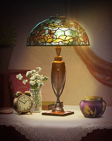 Woodbine Decorative Lamps Badge