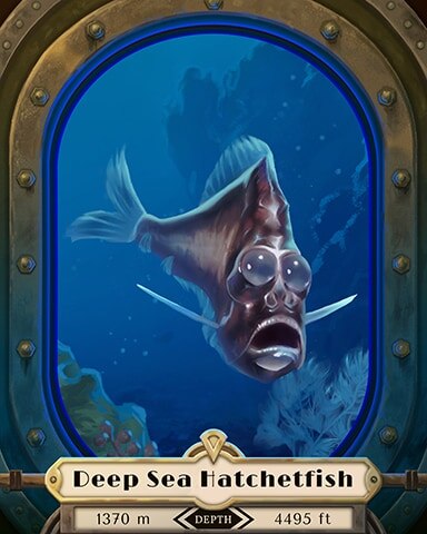 Mahjong Garden HD Deep Sea Hatchetfish Deep Sea Creatures Badge