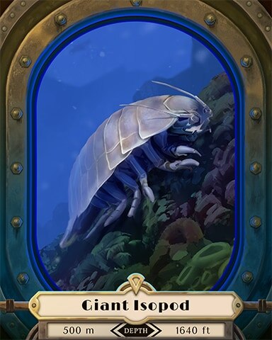 First Class Solitaire HD Giant Isopod Deep Sea Creatures Badge