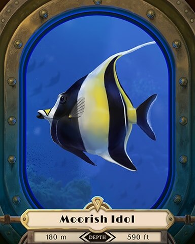 Tri-Peaks Solitaire HD Moorish Idol Deep Sea Creatures Badge