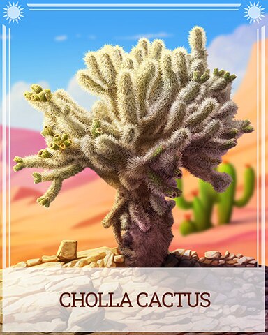 Pogo Cholla Cactus Desert Wonders Badge