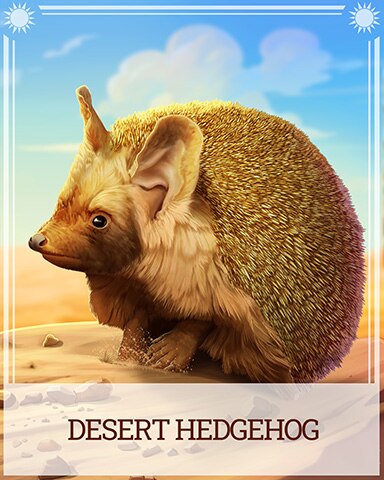 Pogo Desert Hedgehog Desert Wonders Badge