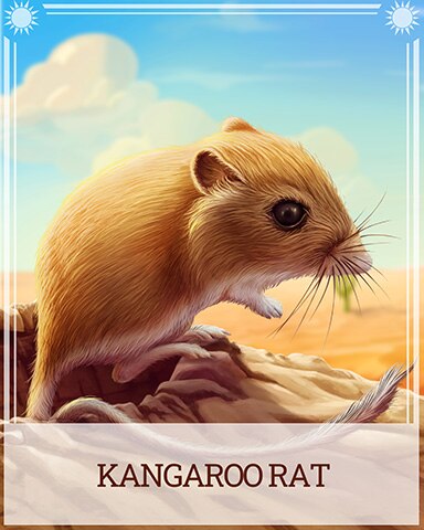 Kangaroo Rat Desert Wonders Badge - Tri-Peaks Solitaire HD