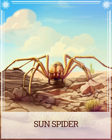 Sun Spider Desert Wonders Badge - Thousand Island Solitaire HD