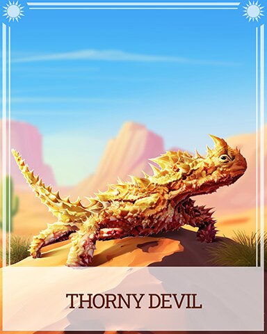 Pogo Thorny Devil Desert Wonders Badge