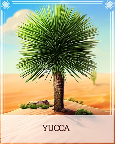 Yucca Desert Wonders Badge - Solitaire Home Story