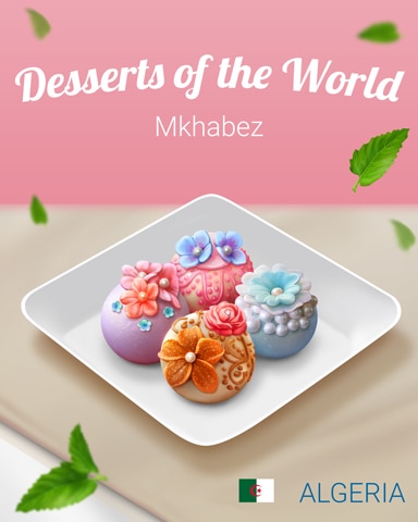 Mahjong Safari HD Mkhabez World Dessert Badge