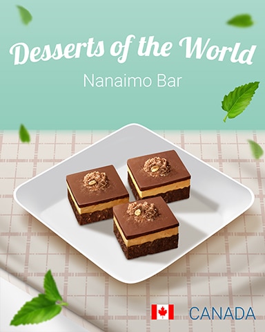 A Way With Words Nanaimo Bar World Dessert Badge