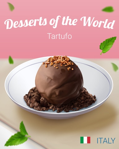 First Class Solitaire HD Tartufo World Dessert Badge