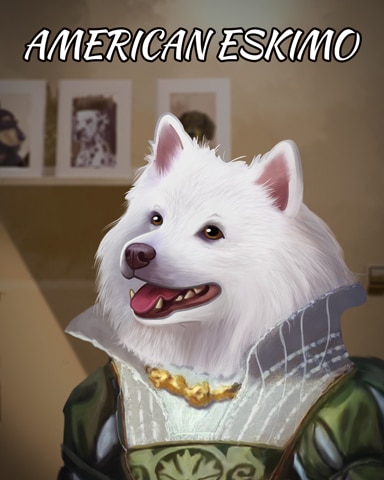 Quinn's Aquarium American Eskimo Dog Dogs in Disguise Badge