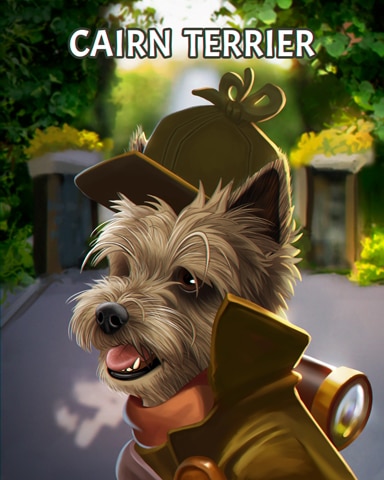 Poppit! Party Cairn Terrier Dogs in Disguise Badge