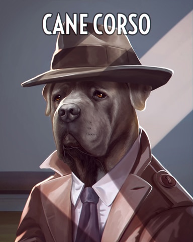MONOPOLY Sudoku Cane Corso Dogs in Disguise Badge