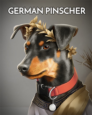 Jungle Gin HD German Pinscher Dogs in Disguise Badge