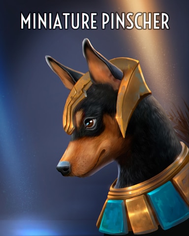 Poppit! Bingo Miniature Pinscher Dogs in Disguise Badge