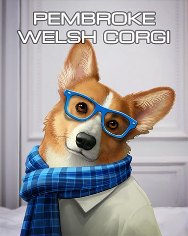 Dice City Roller HD Pembroke Welsh Corgi Dogs in Disguise Badge