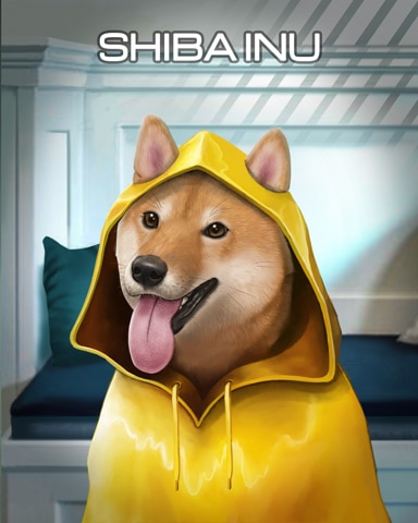 Word Whomp HD Shiba Inu Dogs in Disguise Badge