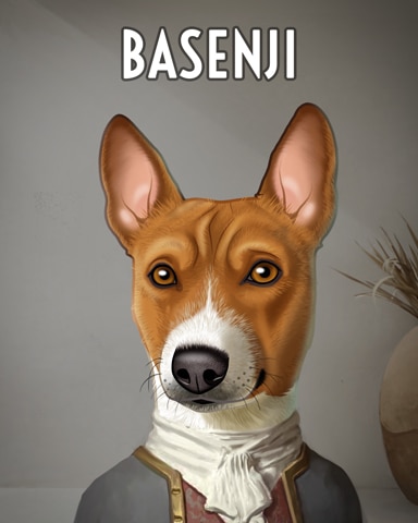 Tri-Peaks Solitaire HD Basenji Dogs in Disguise Badge