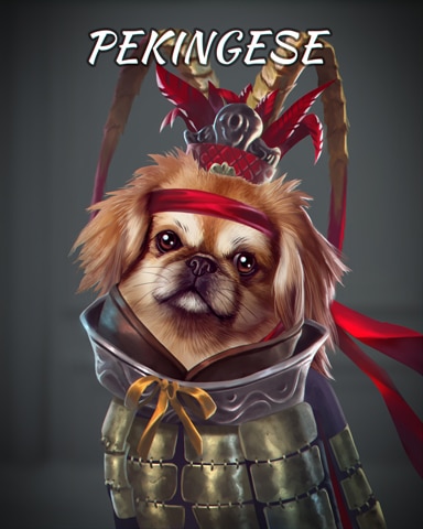 Tri-Peaks Solitaire HD Pekingese Dogs in Disguise Badge