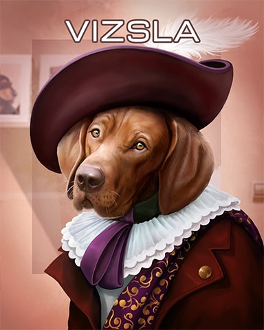 Pogo Slots Vizsla Dogs in Disguise Badge