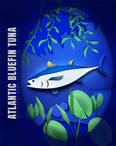 Pogo Atlantic Bluefin Tuna Endangered Animals Badge
