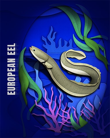 Pogo European Eel Endangered Animals Badge