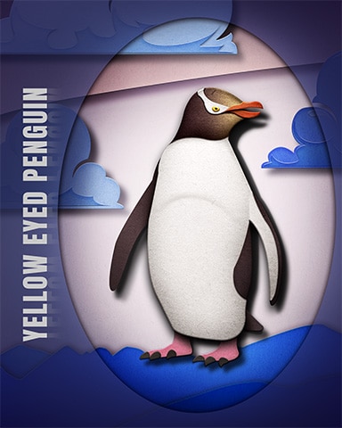 Pogo Yellow Eyed Penguin Endangered Animals Badge