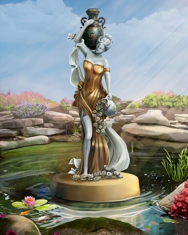 Amphora Lady Garden Friends Badge - World Class Solitaire HD
