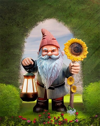 Stern Gnome Garden Friends Badge - Payday Freecell HD