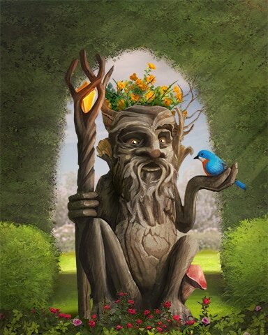 Friendly Green Man Garden Friends Badge - Rainy Day Spider Solitaire HD