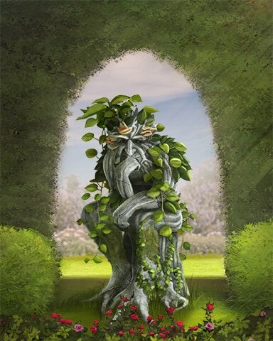 Green Man Thinker Garden Friends Badge - Rainy Day Spider Solitaire HD