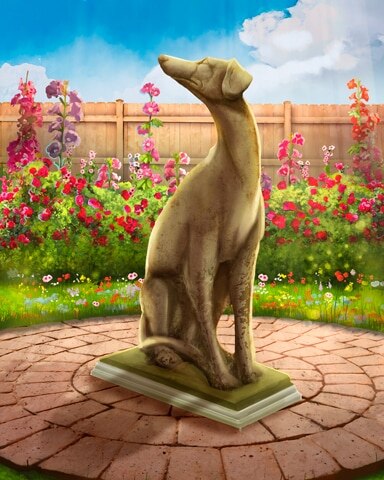 Whippet Dog Garden Friends Badge - Word Whomp HD