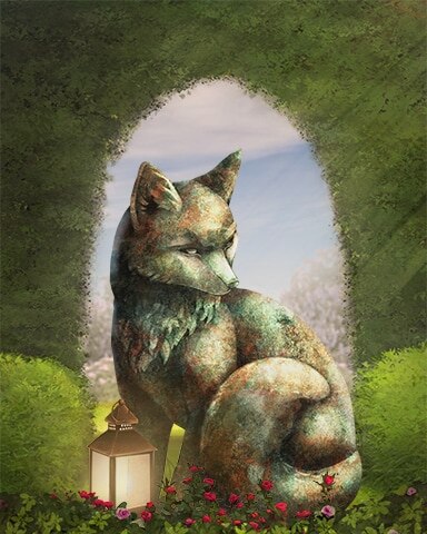 Stone Fox Garden Friends Badge - First Class Solitaire HD