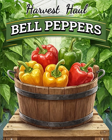 Bell Peppers Harvest Haul Badge