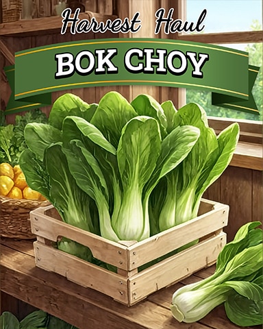 Bok Choy Harvest Haul Badge - Mahjong Sanctuary