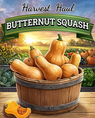 Butternut Squash Harvest Haul Badge