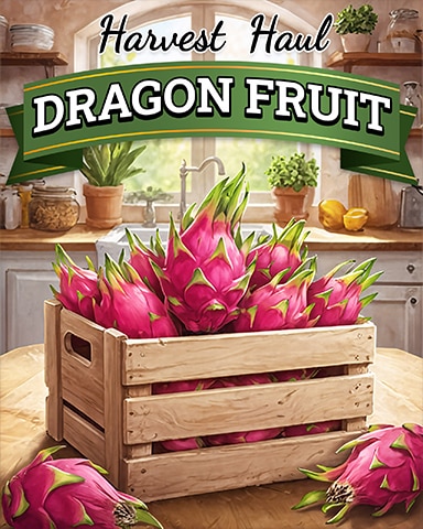 Card Scramble: Viola's Diner Dragon Fruit Harvest Haul Badge
