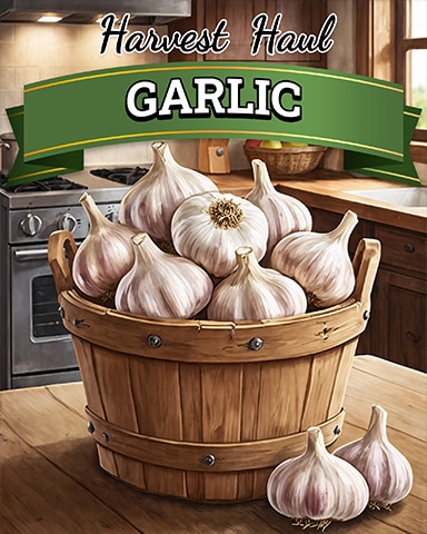 Garlic Bulbs Harvest Haul Badge - Tri-Peaks Solitaire HD