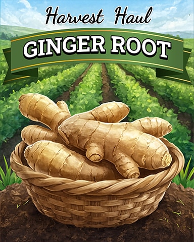 Ginger Root Harvest Haul Badge