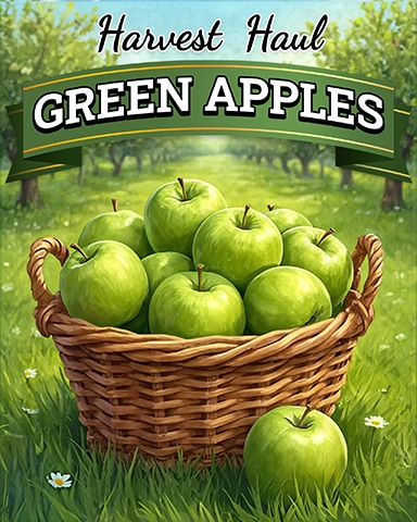 Green Apples Harvest Haul Badge