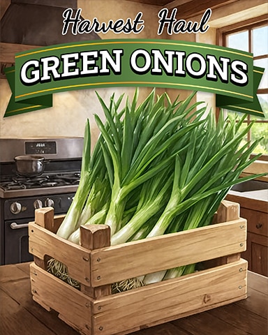 Green Onions Harvest Haul Badge
