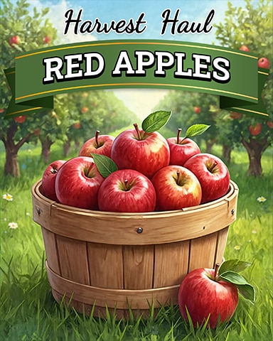 Red Apples Harvest Haul Badge