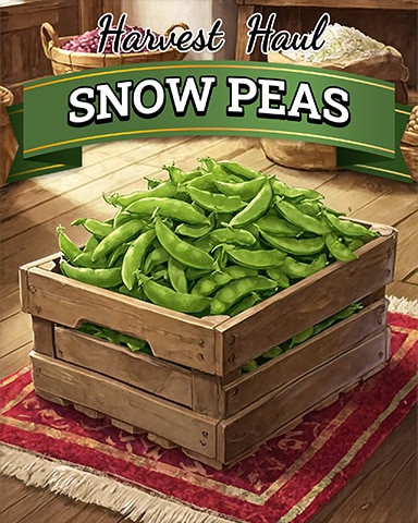 Snow Peas in the Pod Harvest Haul Badge