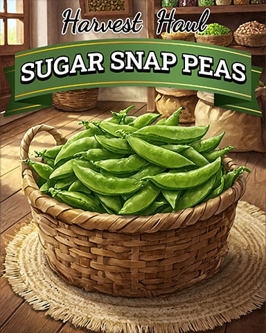 Sugar Snap Peas Harvest Haul Badge