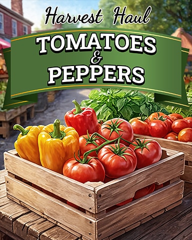 Jungle Gin HD Tomatoes and Peppers Harvest Haul Badge