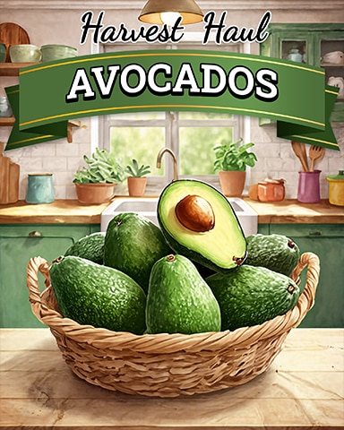 Pogo Slots Avocados Harvest Haul Badge